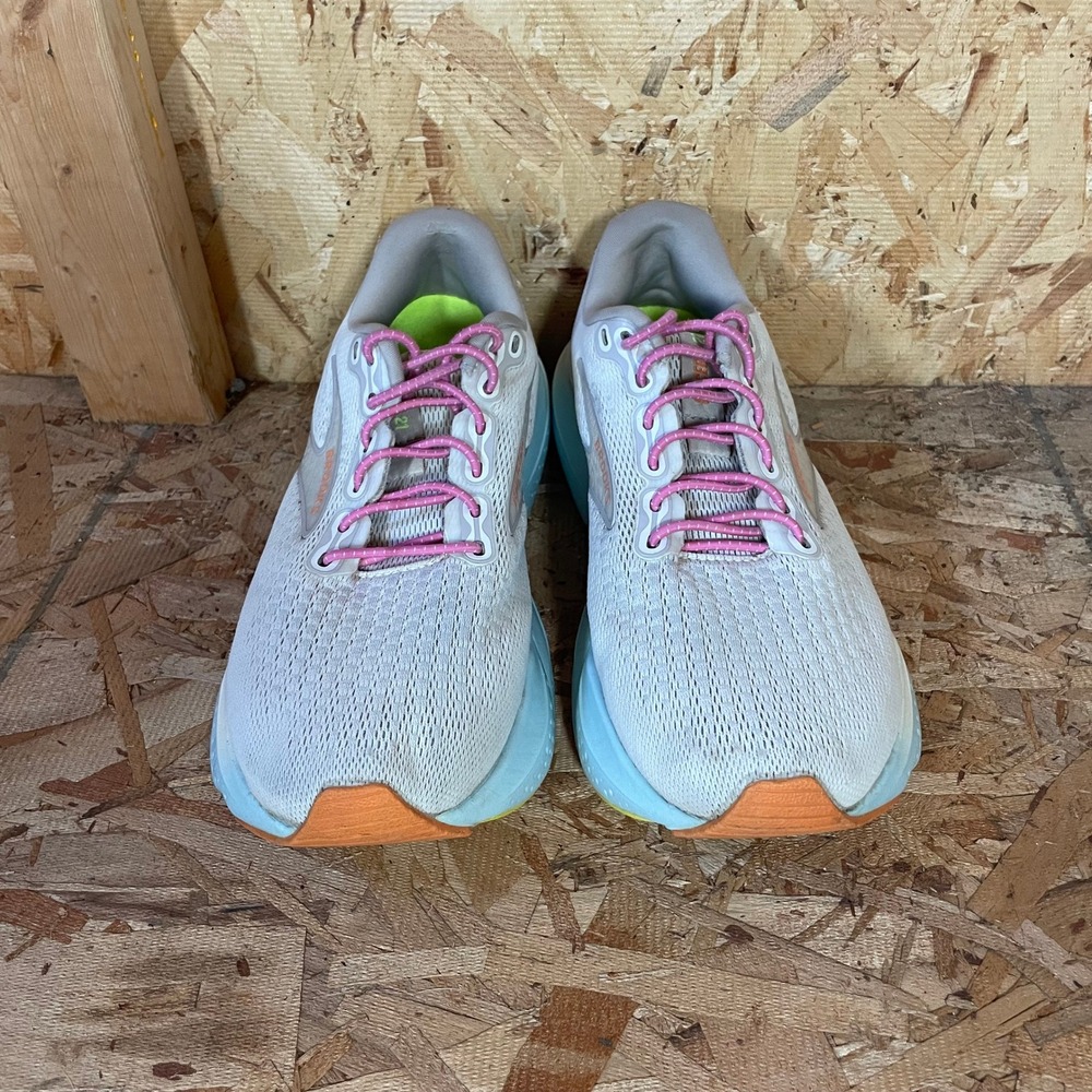 Brooks Glycerin 21 Women's Running Shoes Coconut Aqua Orange Sneaker Size 8.5B - Picture 2 of 16
